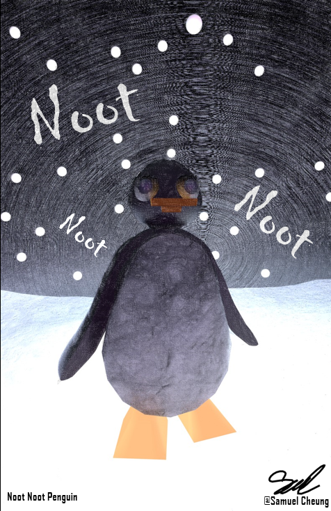 Noot Noot Penguin Poster